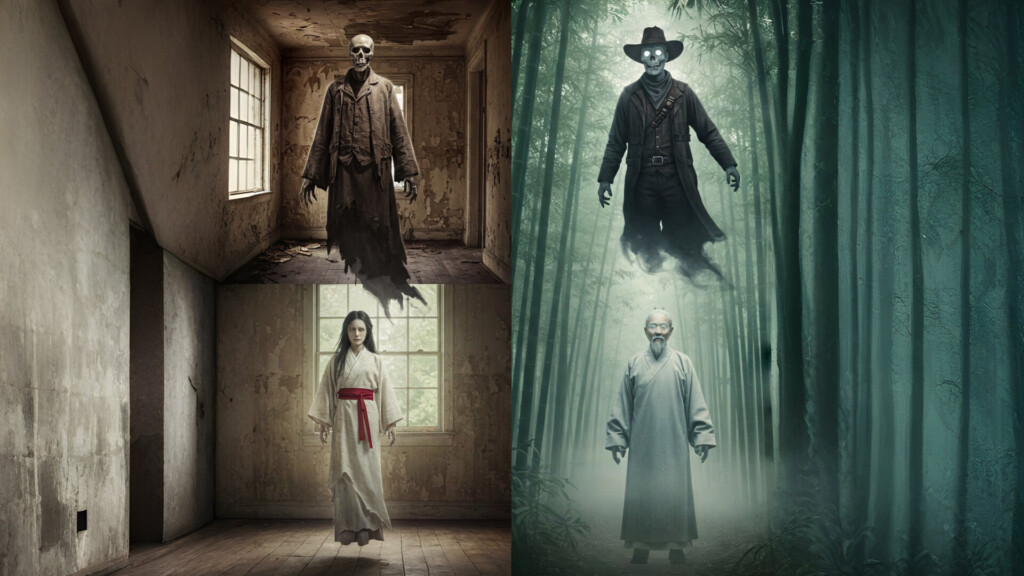 Western vs Asian ghosts
