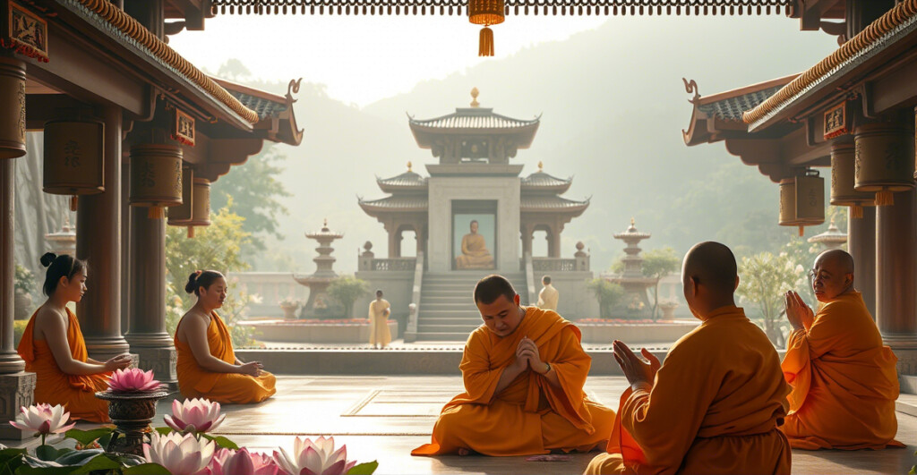 Becoming a monk in Buddhism