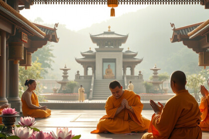 Becoming a monk in Buddhism