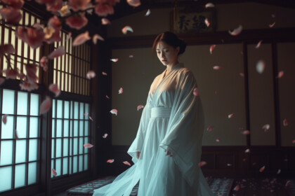 Japanese vengeful ghost girl