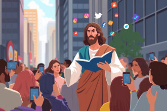 Jesus on Facebook