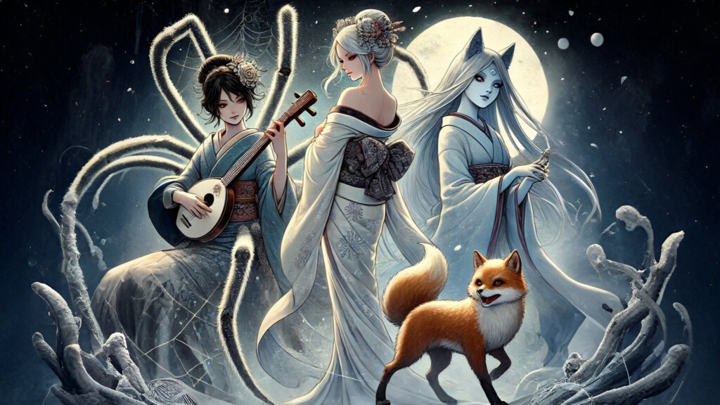 Jorogumo vs. Yuki-Onna vs. Kitsune