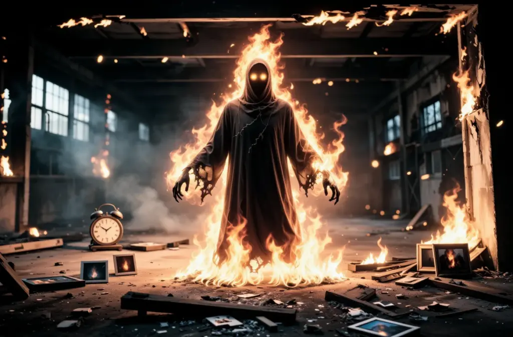 Fire ghost spirit