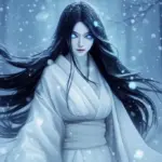 Yuki-onna (雪女, a yōkai)